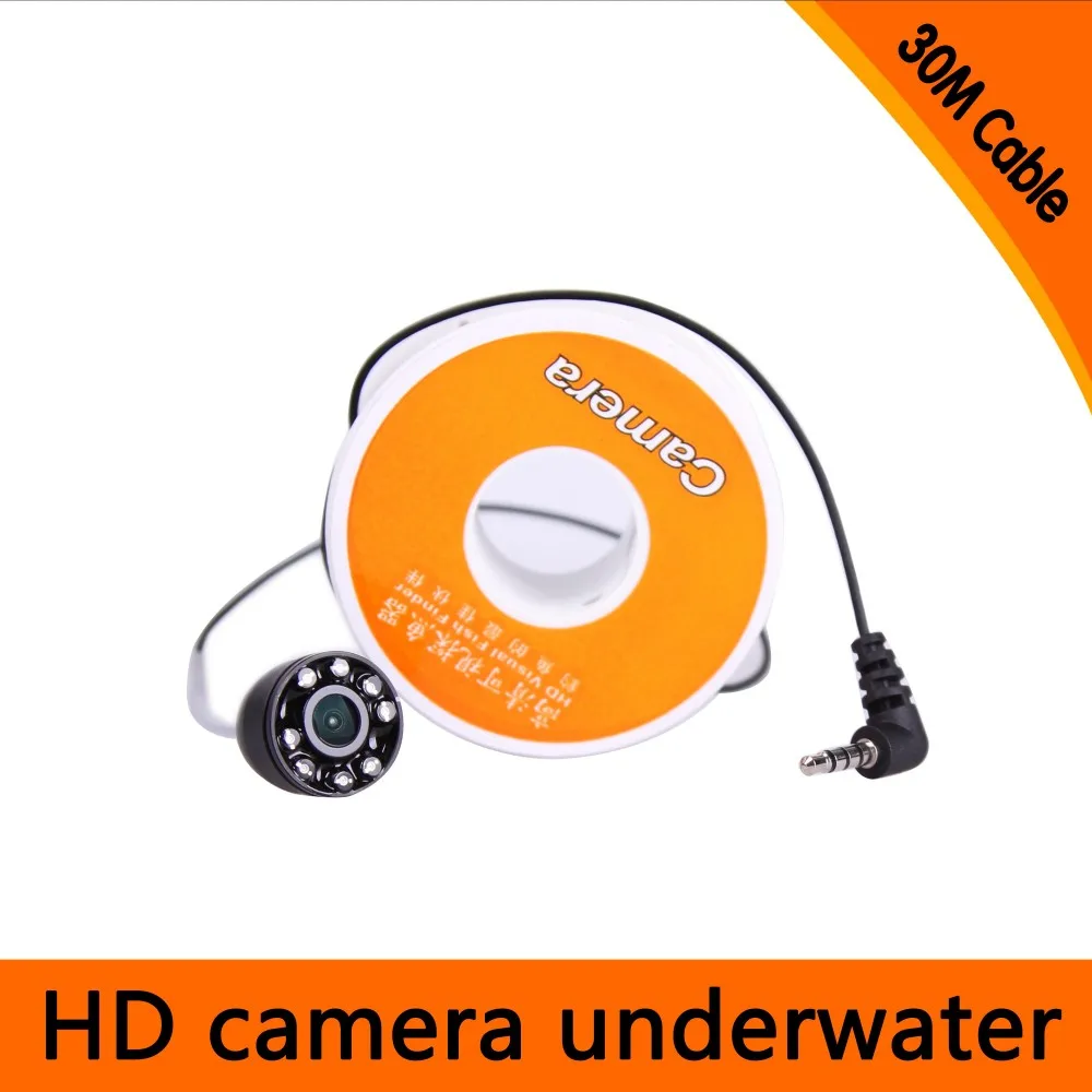 

Free Shipping 30Meters Depth Mini Underwater Camera with 8pcs of White LED for Fish Finder & Diving Camera