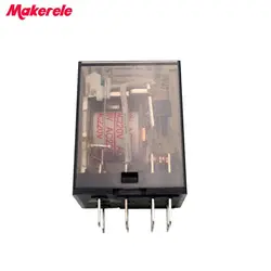 Hot Sale HHC68B-3Z HH53P My3 DC 24v 11 Pin Solid State Relay 220v Ac 5A Mini Electromagnets 3pdt Rele