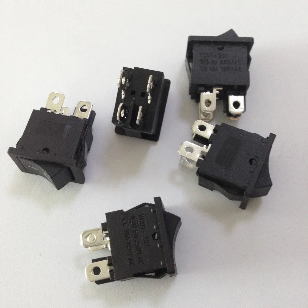 

5PCS/LOT YT965 18*13mm 4PIN ON/OFF Rocker Switch 6A/250VAC 10A/125VAC Free Shipping