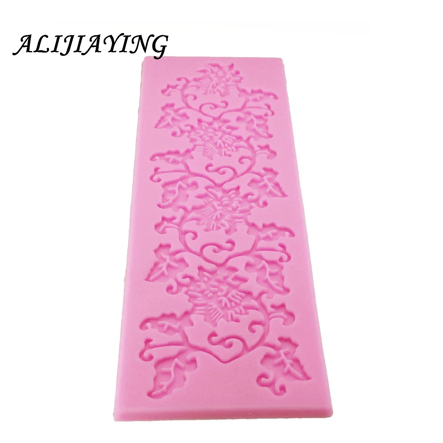 1Pcs Lace Mat Pad Fondant Flowers Decoration Silicone Mold Surafcraft Bakeware Baking Tools Cake Decorating Lace Mold D0774