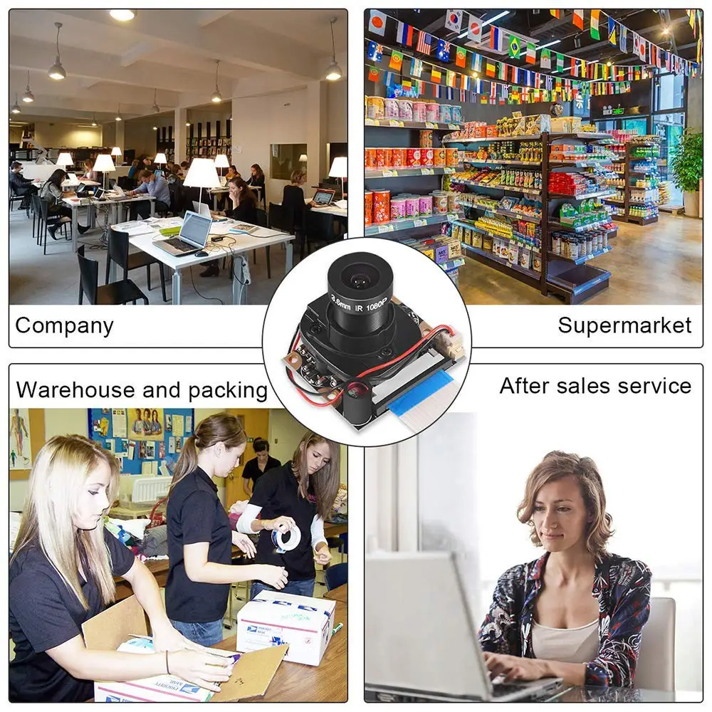 Raspberry pi 2/3 camera module 5MP 1080p with automatic ir-cut night vision webcam for raspberry pi 2/3 model B/B+ Camera Cable