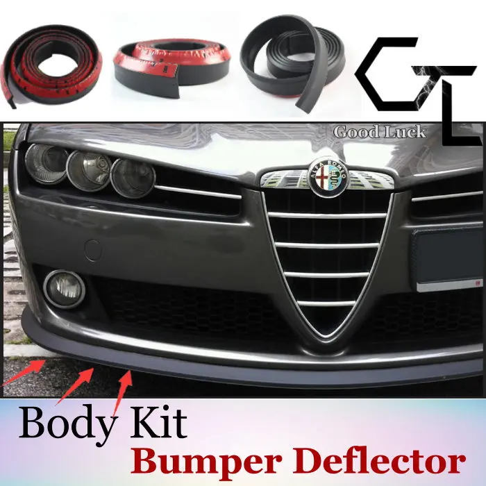 For ALFA ROMEO Car Refitting Accessories / Bumper Front Lip / Gummed Tape Tapes / Anti-Collision / High Quality / Bumper Lip