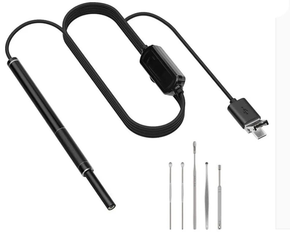 3in1 Oor Pick Endoscoop Diameter 5.5Mm Cleaning Endoscoop Camera Cmos Borescope