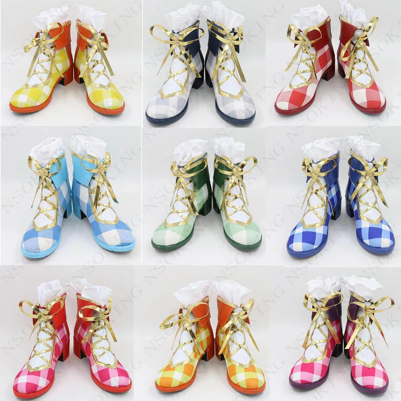 Anime Live All Characters Cosplay costume Shoes Flower Bouquet Arousal Kousaka Honoka Minami Kotori Ayase Eli Live Boots