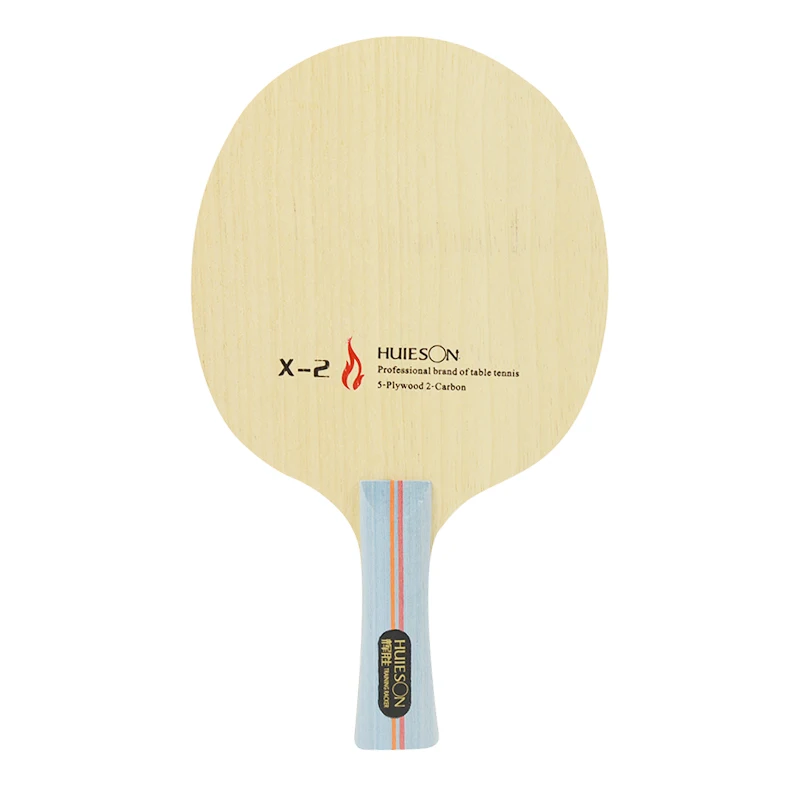 Huieson 7 Ply Hybrid Carbon Table Tennis Racket Blade with Big Central Ayous Wood for Fast Attack Loopkilling Training X2