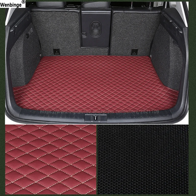 

WenBinge Car Trunk Mat For For Maserati All Models GranTurismo Ghibli Levante Quattroporte Car Styling Auto Accessories Car Pad