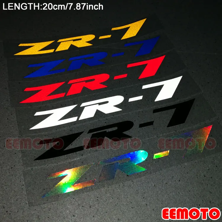 Motorrad körper Rad Felgen Verkleidung Helm Tank Pad Label logo reflektierende Aufkleber Decals Für ZR-7 ZR7