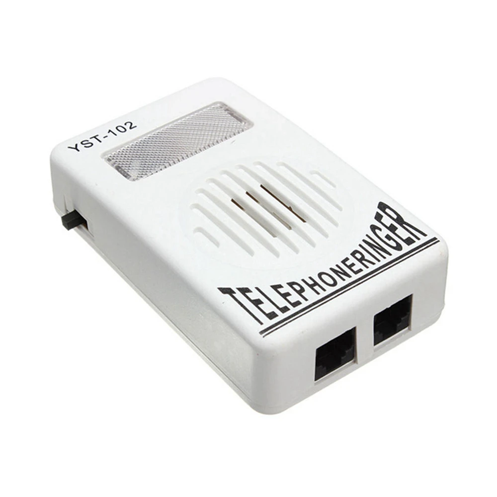 Экстра-громкий телефонный звонок 95 дБ, усилитель кольца телефона, стробоскоп, светильник, звонок, звонок, стационарный звонок, звуковые ринг...