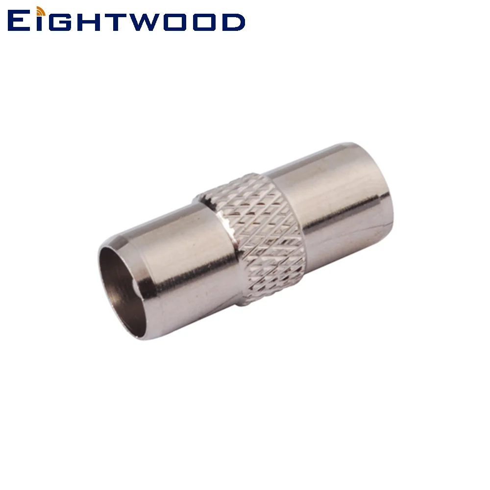 

Eightwood 5 PCS TV to TV RF Coaxial Adapter TV Plug Male to Plug Male Connector Straight In-Series