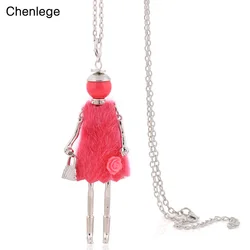 chenlege fashion big chokers long necklace for women pendants statement  stylish french jewelry charms necklaces lovely