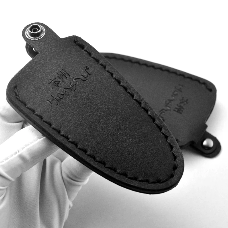 1 pezzo Della Pelle Bovina coltello in pelle caso la guaina con il clip di vita