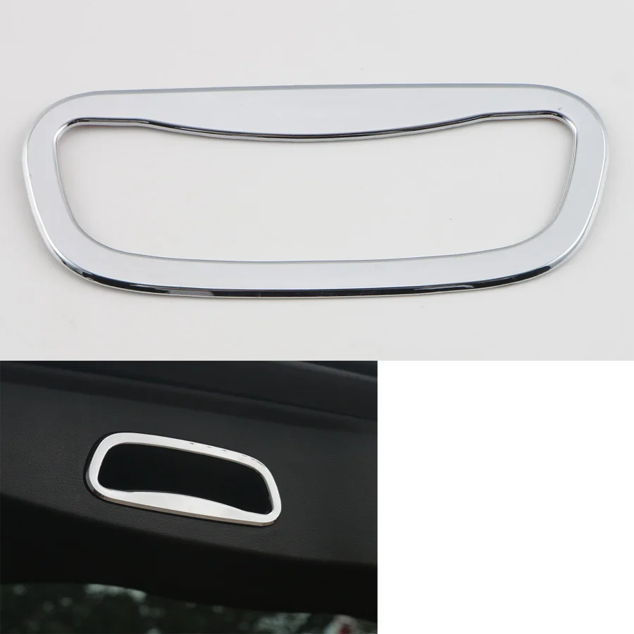 Fit For 2017 Jeep Compass Car Rear Back Trunk Door Interior Handle Trim Frame Sticker Styling Sequins ABS