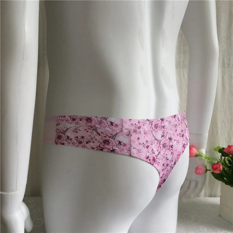 new gay men underwear trunks Underwear pink lace funny mens bikini tangas Underwear Ultra-thin Mens Thongs Men