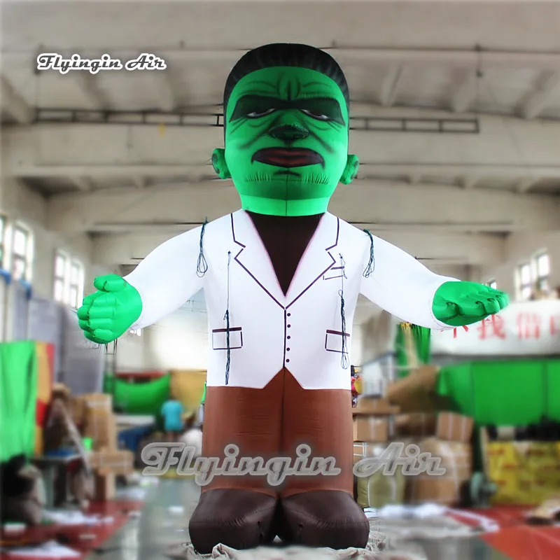 

Customized 5m Height Horrible Inflatable Doctor Frankenstein Giant Blow Up Zombie For Outdoor Halloween Decoration