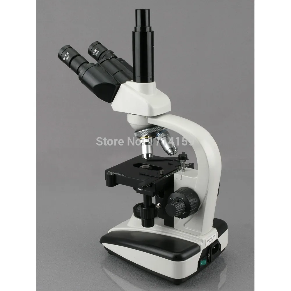 Vận Động Hành Lang Kính Hiển Vi-AmScope Tiếp Liệu 40X-1000X LED Trinocular Hợp Chất Kính Hiển Vi Với 3D Sân Khấu & Đảo Ngược Nosepiece