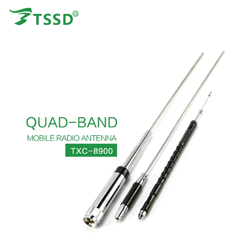 

Hot Sell Brand New Quad Band 29/50/144/430 Stainless Steel Mobile Car Radio Antenna