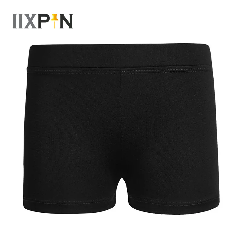 

Girls Boy-cut Shorts Low Rise Activewear Dance Shorts for Yoga Sports Workout Gym Ballet Dance Costumes Leotard Ballet Dancewear