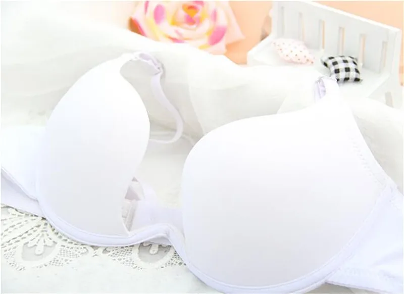 Support breast Strapless Push Up Bra Lace Sexy Bra for Wedding Dress deep V low-cut halter support bra large size sexy bra