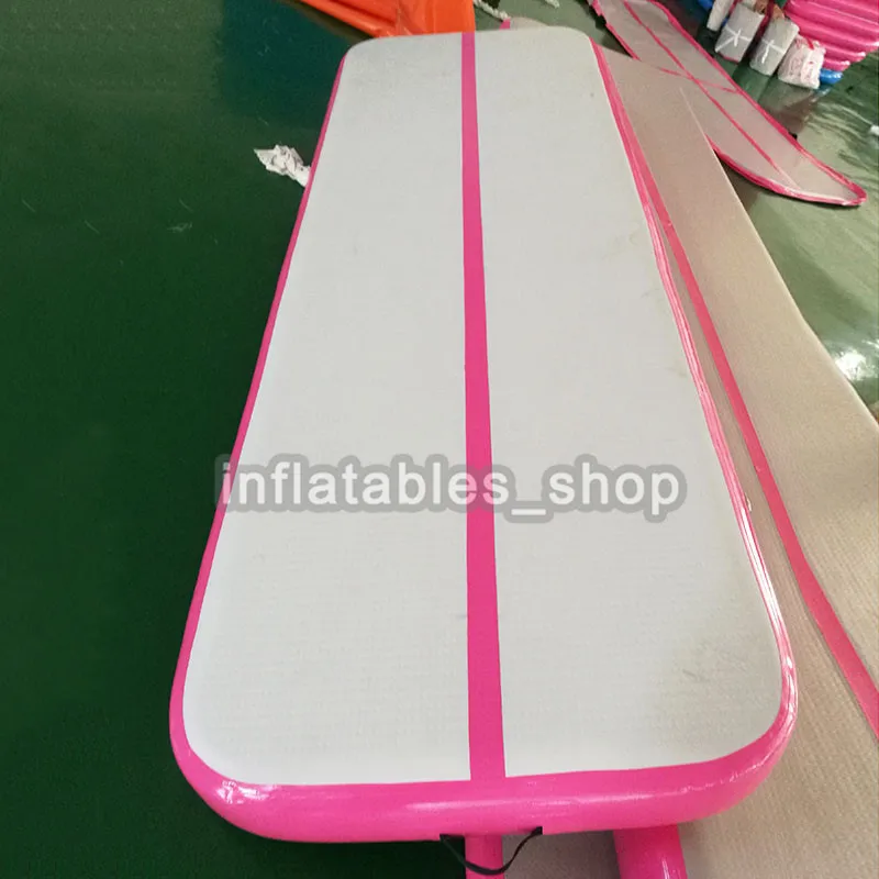 

Free Pump Whole Sales Pink Color 3x1m Inflatable Air Tumble Track/Double Wall Fabric Inflatable Airtracks For Sale