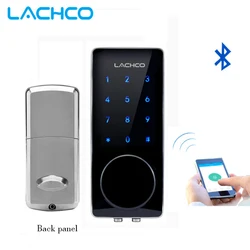 Lachco fechadura eletrônica inteligente, porta eletrônica app, código, deadbolt para casa, hotel, apartamento l16076bsap