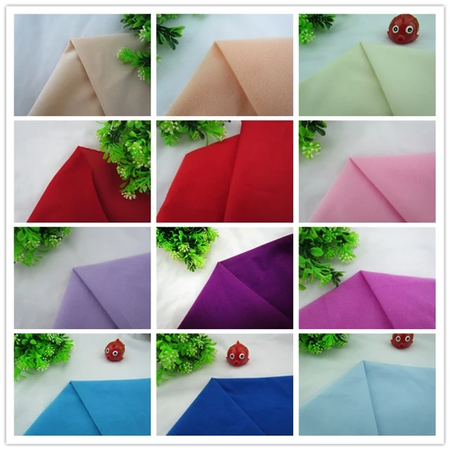 10meters/Lot Wholesale Solid Color Fleece Fabric Tilda Plush Cloth for Doll Sewing Plain Dyed Knitted Velvet Fleece Fabrics