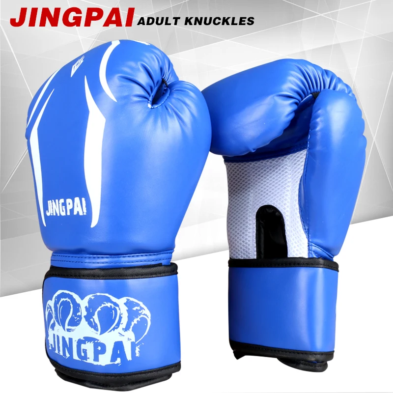 

3 Color Boxing Gloves Adult Male Female Guantes De Gloves Cuero Sparring Gloving Mitts Luvas De Boxeo Punching Bag Gloves TKD