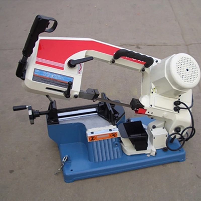 Multi-function Band Saw Machine  Mechanical Portable Metal Cutting Machine Low Noise Small Metalworking Sawing Machine