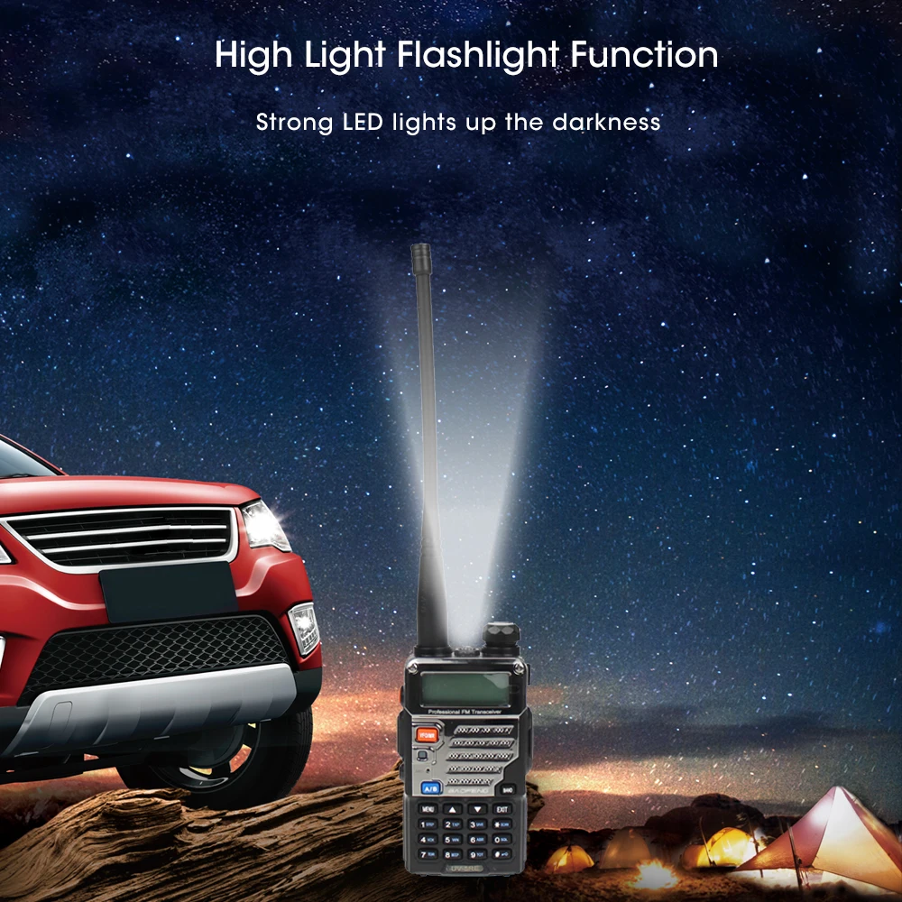 New Baofeng UV-5RE Walkie Talkie Dual Band VHF UHF 136-174/400-520MHz FM Transceiver Portable 5W Two Way Handheld Radio Scanner