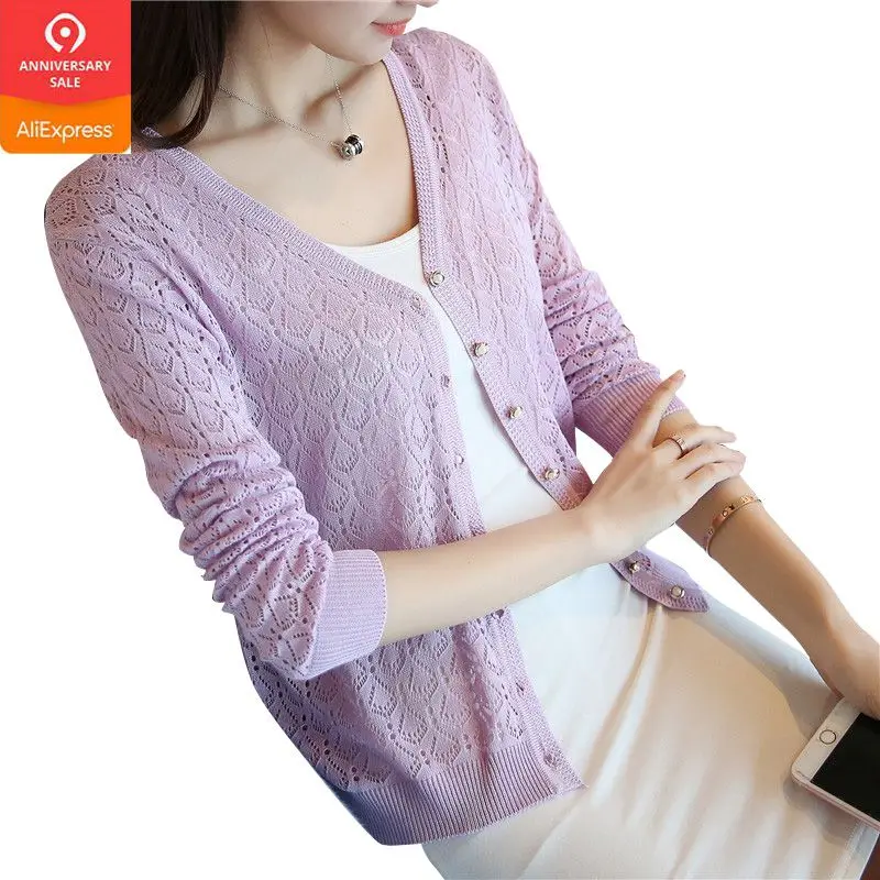 special price, thin knitted sweater, women\'s cardigan jacket summer thin sunscreen, short air conditioning shirt.