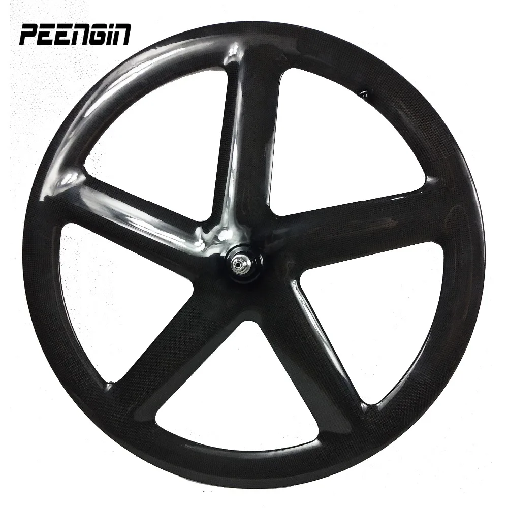 700C Five/5 Spoke Wheel Front Clincher Carbon Road Bike Rear Wheelset 20Mm Race Cycling Part Bicycle China Professional Supplier