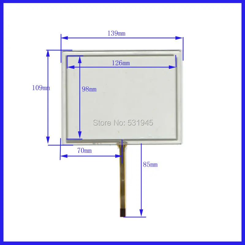 

ZhiYuSun New 5.7 Inch Touch Screen 139mm*109mm for 5.7 GPS GLASS 139*109 compatible commercial use