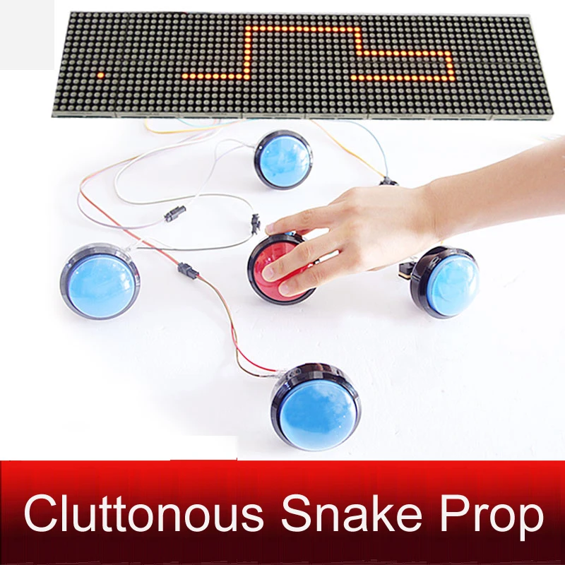 Secret room escape prop Product game props Adventure game Snake props Snake game on the dot screen