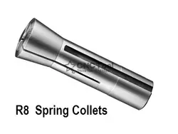 R8 Collet chuck 3mm 4mm 5mm 6mm 8mm 10mm 12mm 14mm 16mm 18mm 20mm Boring Milling Taper Spring Collets for Lathe Inch thread