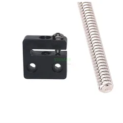 OX CNC miller Z axis parts ACME threaded rod anti-backlash 8mm nut block +215 mm lengthTR 8*8(P) ACME Lead Screw Kit