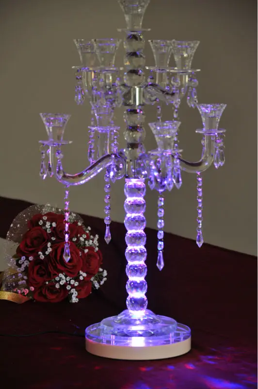 50pcs/Lot Kitosun 8inch Rechargeable Centerpiece Light Base RGBW Multicolors LED Under Vase Light Base with Remote Controller