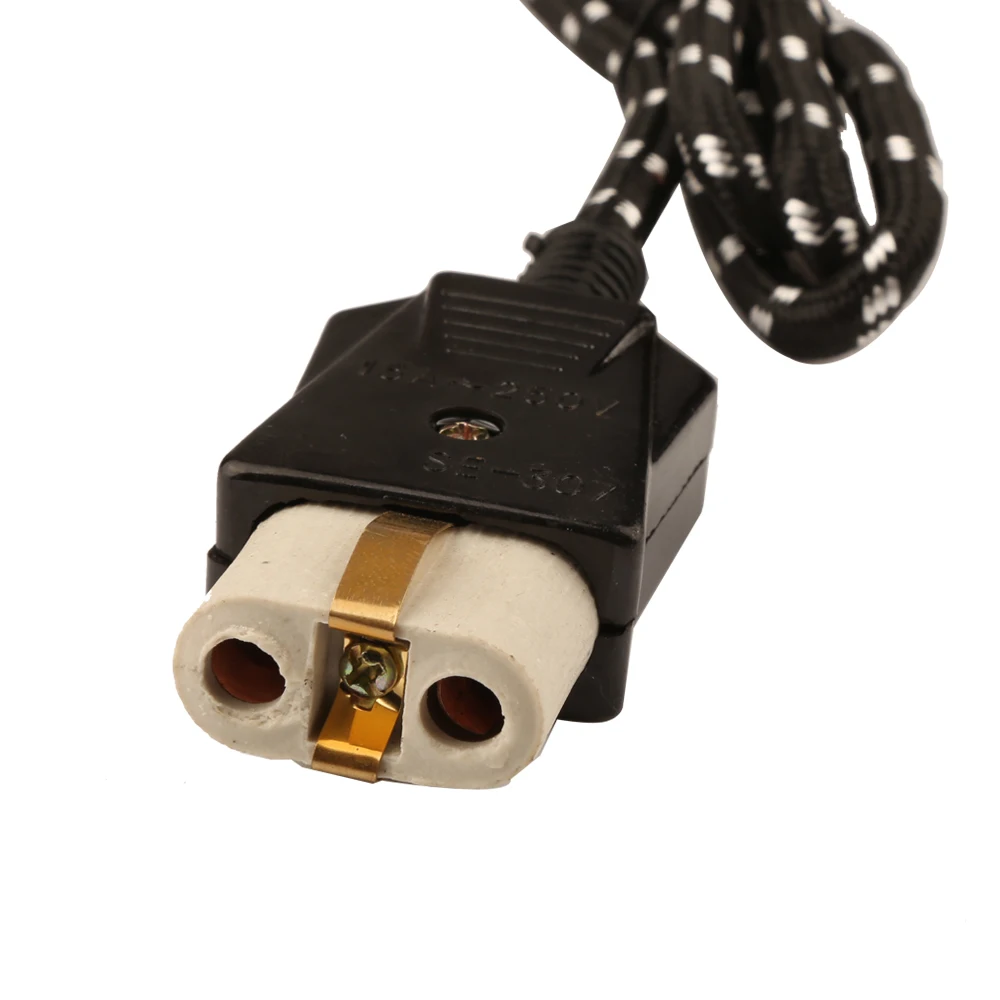 10A-15A  3-pin Male Plug 2-hole Mother Connector Electric Cooker Power Cord  3*0.75 mm2  Power Line for Electric Pan