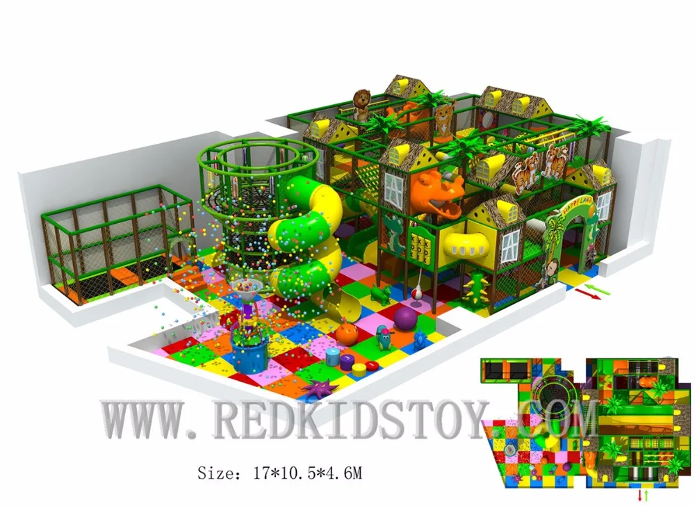 Hot Sell in South America 2017 New Multifunctional Indoor Playground for Shopping Mall 23 Years' Manufacturer HZ-70227E