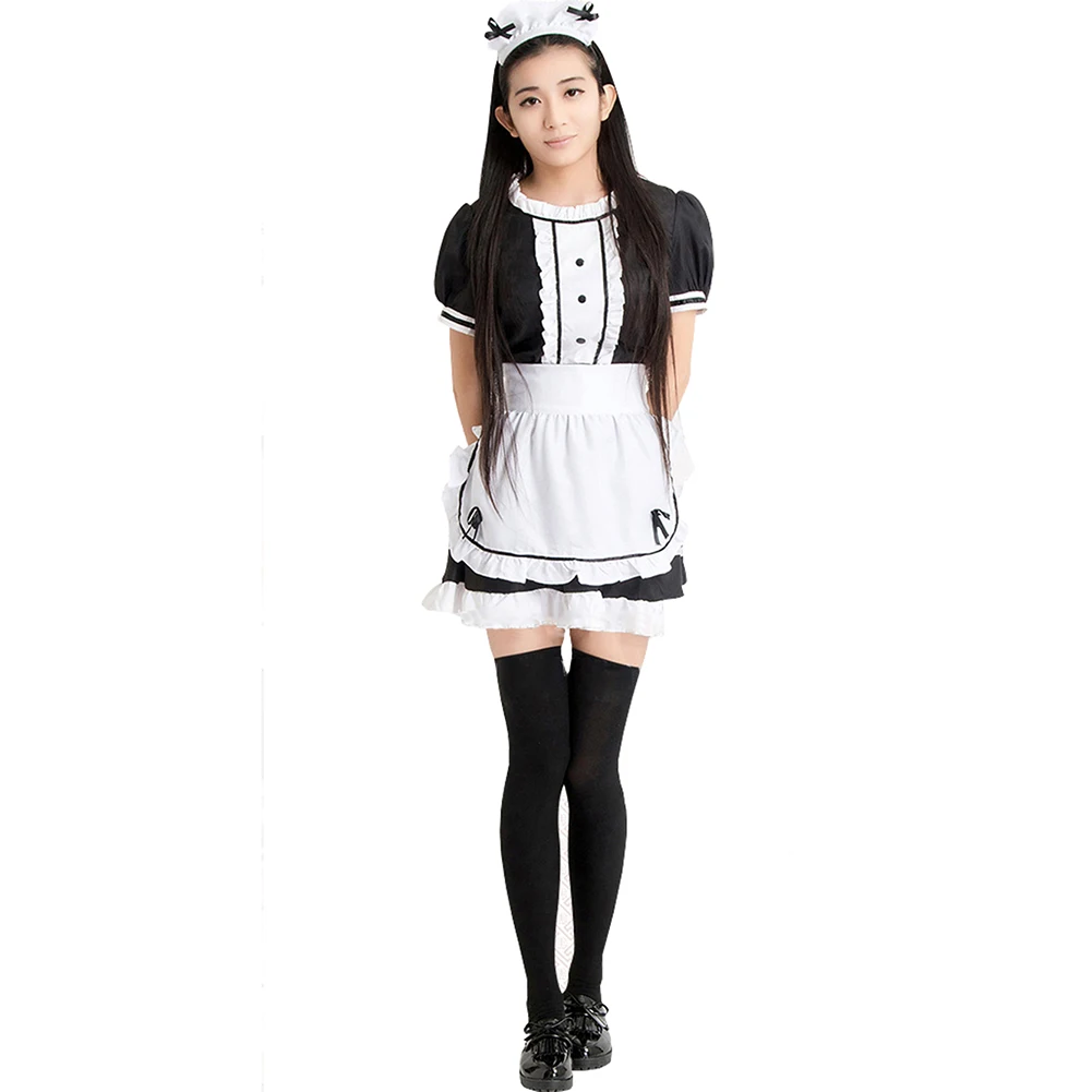 

Brdwn K-ON женская униформа для косплея Akiyama Mio, костюм французской горничной в стиле мидофуку