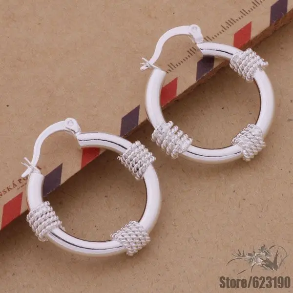 AE264 silver plated earrings ,silver fashion jewelry , steering wheel /evdanmka ghpaoywa