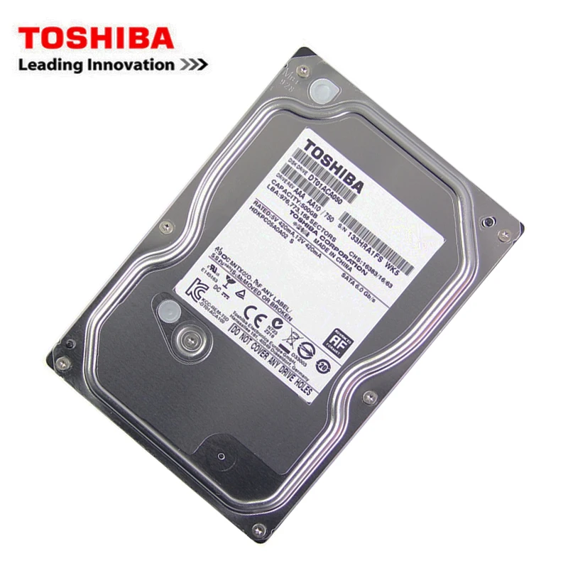 Komputer stacjonarny Toshiba 500 GB hdd 3.5 "wewnętrzny mechaniczny dysk twardy SATA3 6 Gb/s dysk twardy 500 GB 7200 obr/min bufor