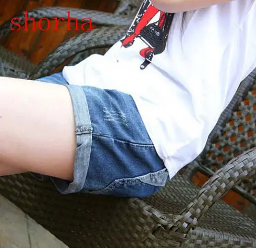 New Maternity Shorts Maternity High Waist Support Belt Comfort Denim Shorts Pregnant Short Jeans Pregnancy Pants Comfort