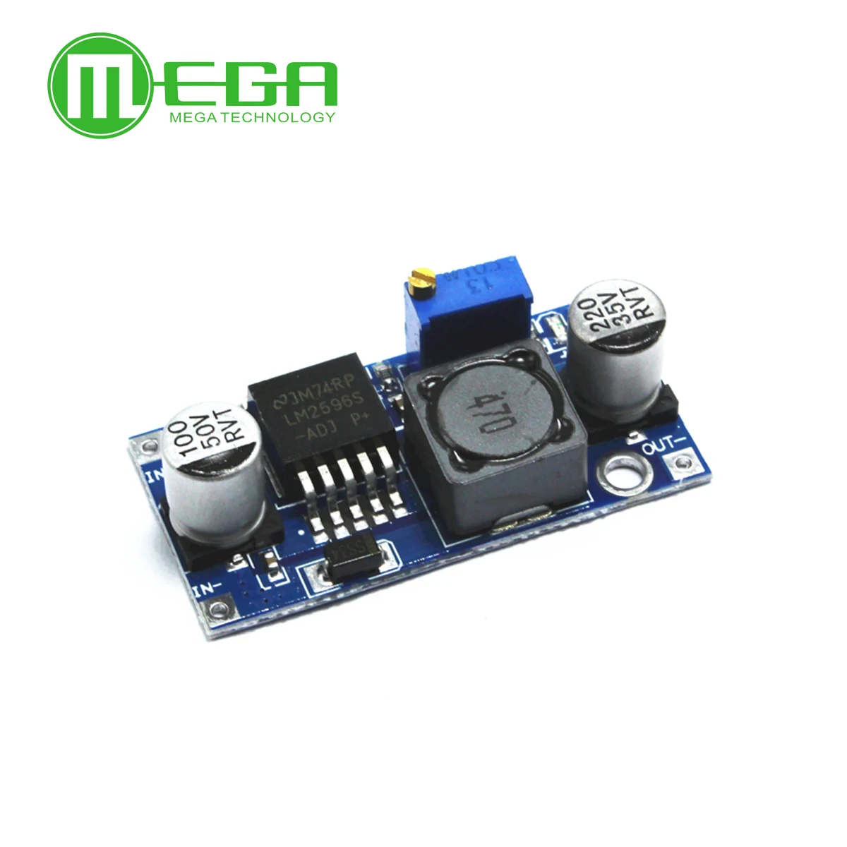 20pcs/lot Power Converter Step Down Module LM2596 LM2596S DC-DC 1.5V-35V adjustable step down power Supply module Free Ship