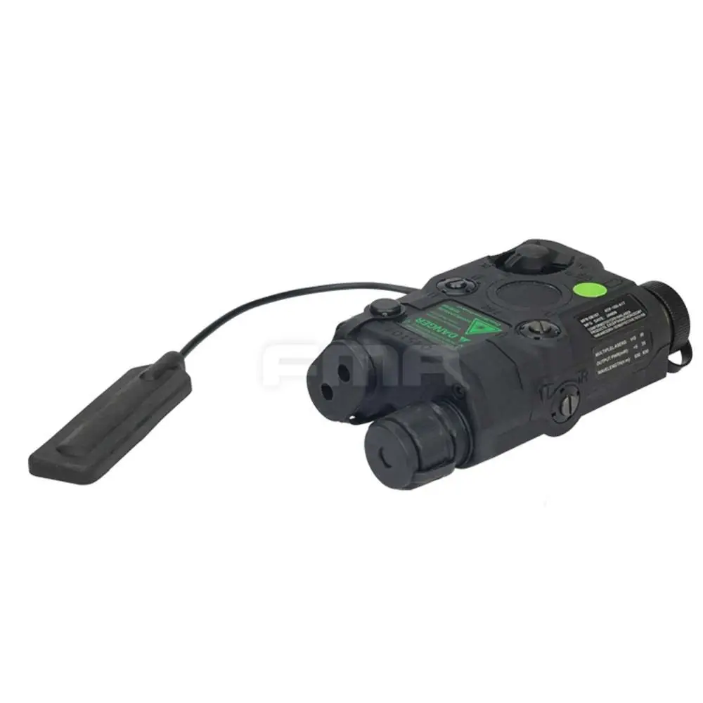 FMA Tactical AN PEQ15 LED White Light and Green Laser with IR Lenses, Upgrade Version, BK, DE, FG