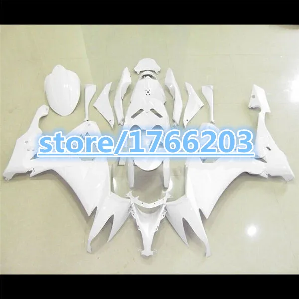 

WHITE Fairings For KAWASAKI NINJA ZX10R ZX-10R 08 09 10 ALL WHITE ZX-10R 2008 2009 2010 ZX10R 08-10 Fairings set Ning