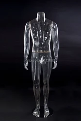 Free Shipping!! High Quality Transparent Male Transparent Mannequin Hot Sale In USA Europe