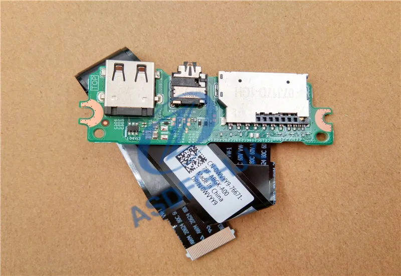 New Original FOR Dell Vostro 3568 3567 USB Audio Reader Small Board 16A07-1 WVYY9 0WVYY9 M223W 0M223W 100% Test Ok