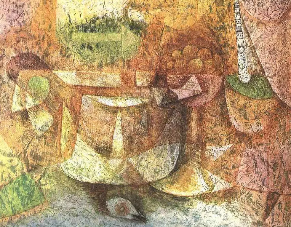 High quality Oil painting Canvas Reproductions Still Life with Dove (1931)  by Paul Klee Painting hand painted