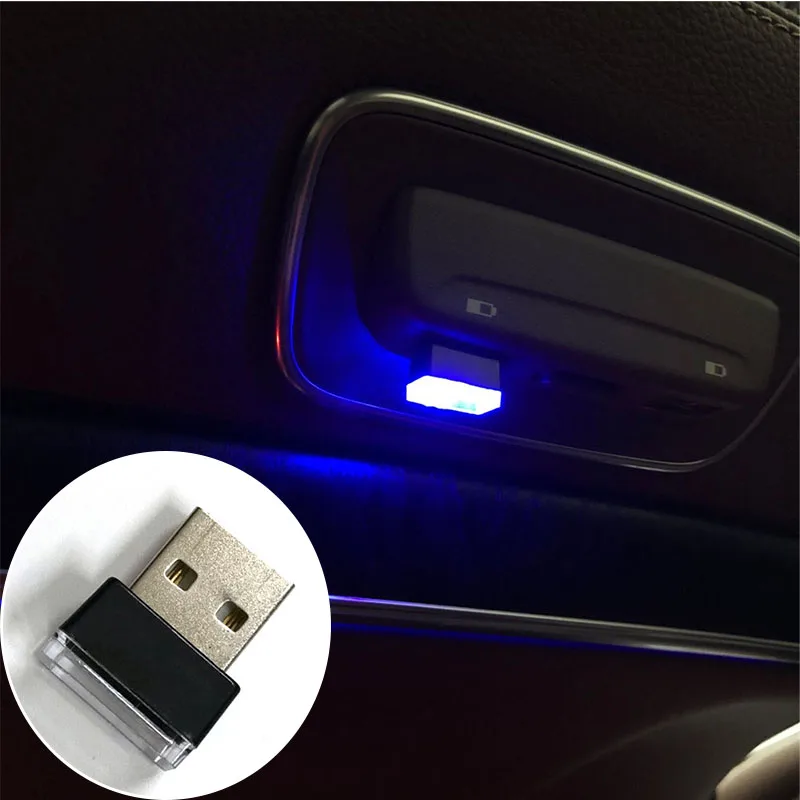 1 Piece Car USB LED Atmosphere Decorative Lights for Hyundai ix35 iX45 iX25 i20 i30 Sonata Verna Solaris Elantra Tucson