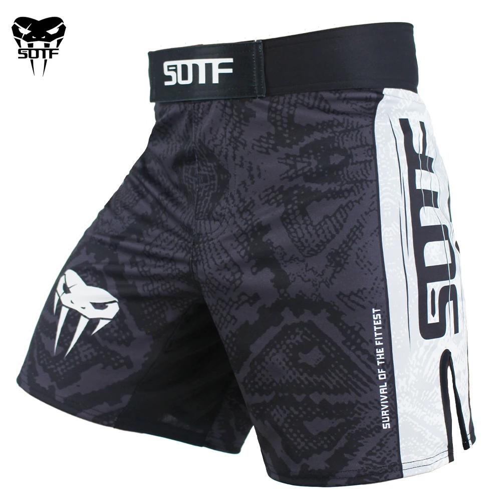 Snake Scale Fitness Breathable Sports Ferocious MMA boxing shorts Tiger Muay Thai mma shorts fight shorts kickboxing boxing