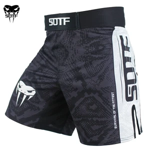 SOTF-Respirierende Boxshorts, Schlangenskala, Tiger, Muay Thai, MMA-Kampf, Fitness, Sport, Boxen 6 Hauptverkaufshorts Jiu Jitsu - №1